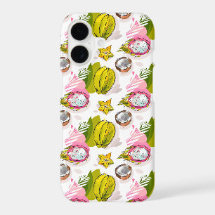 Free Hand Textured Fruit Pattern