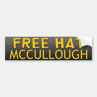 Free Hat McCullough Bumper Sticker