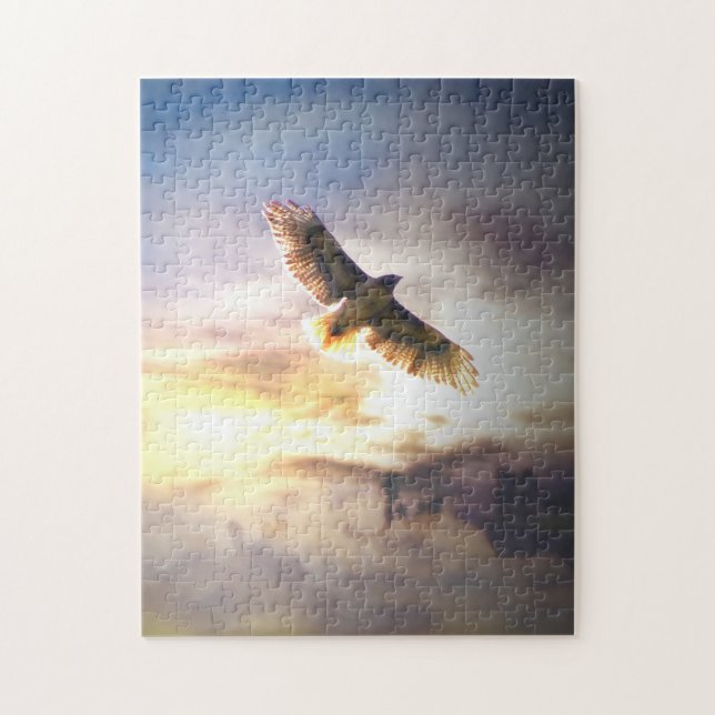 Free Hawk Bird Southwestern Jigsaw Puzzle (Vertical)