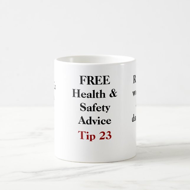 FREE Health and Safety Advice - Tip 23 Coffee Mug (Center)