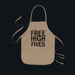 Free High Fives Kids Apron<br><div class="desc">Apron Template</div>