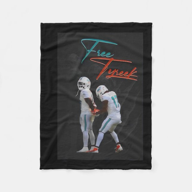 Free Hill Tyreek  Fleece Blanket (Front)