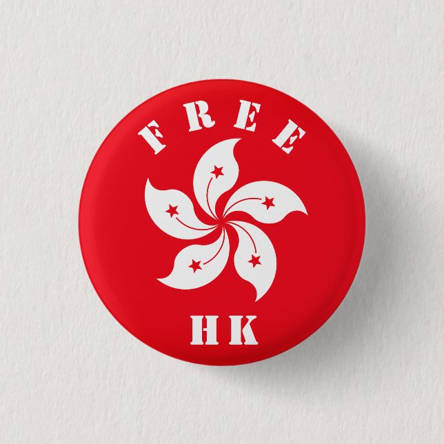 Free HK 3 Cm Round Badge (Front)