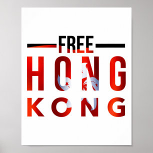 Free Hong Kong Democracy Now #freehongkong #saveho Poster
