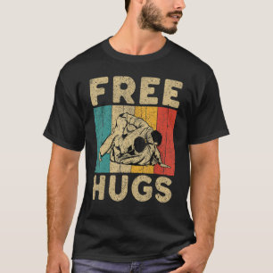 Free Hug Vintage BJJ Brazilian Jiu Jitsu T-Shirt