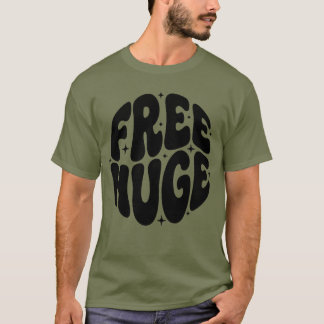 Free huge text typography design with sparkles T-Shirt