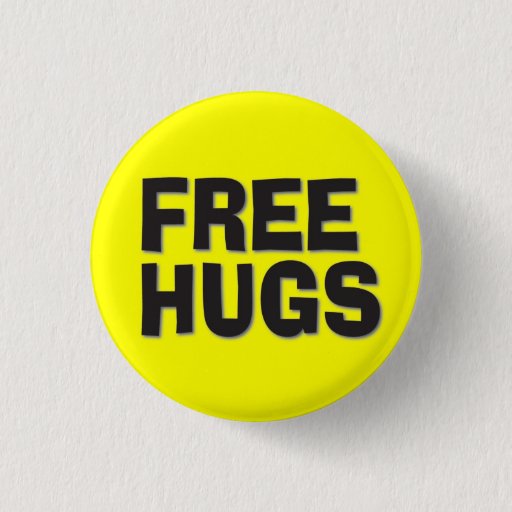 Image of Free Hugs 3 Cm Round Badge