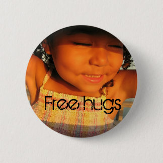 Free Hugs 6 Cm Round Badge