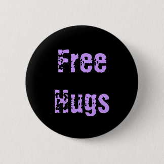 Free Hugs 6 Cm Round Badge