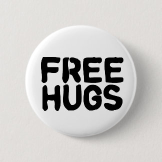Free Hugs 6 Cm Round Badge
