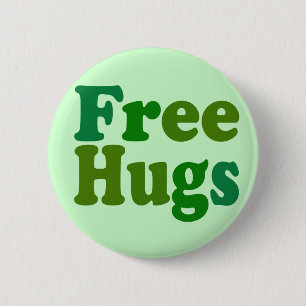 Free Hugs 6 Cm Round Badge