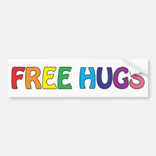 Free Hugs Bumper Sticker