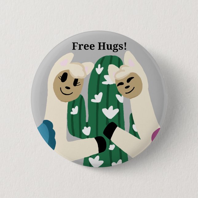 Free Hugs button (Front)