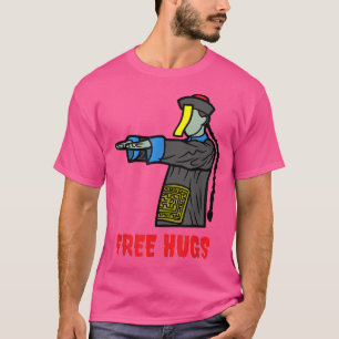 Free Hugs Chineseghost Halloween Evil Scary Horror T-Shirt