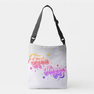 Free Hugs - Deluxe Rainbow Dots Mix Edition Crossbody Bag