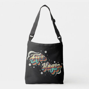 Free Hugs - Deluxe Vintage White Mix Edition Crossbody Bag