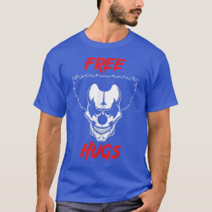 Free Hugs For Joker Halloween Tee Scary Night Par