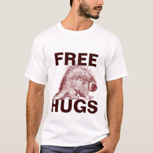 Free Hugs (from a porcupine) Vintage look T-Shirt