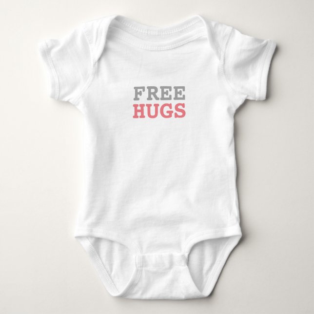 Free Hugs | Funny Baby Bodysuit (Front)