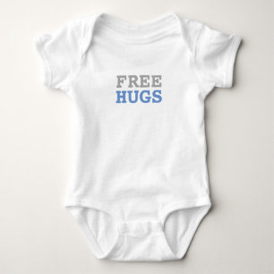 Free Hugs   Funny Baby Bodysuit