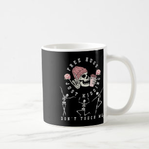 Free Hugs Just Kidding Don't Touch Me Fun Hallowee Coffee Mug