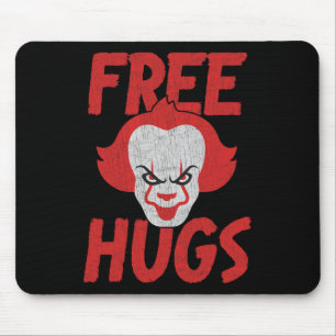 Free Hugs Killer Scary Clown Clothes For Kids  Mouse Mat