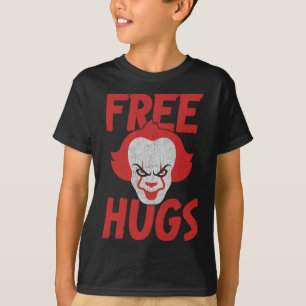 Free Hugs Killer Scary Clown Clothes For Kids  T-Shirt