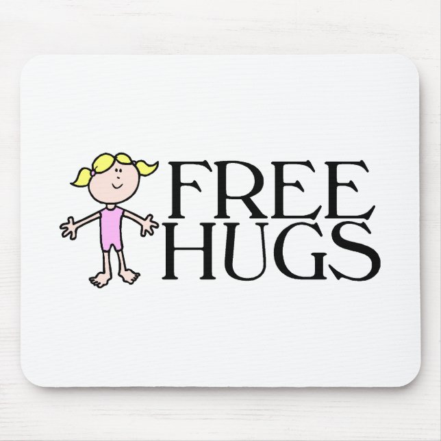 Free Hugs Mouse Mat (Front)