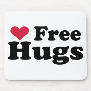 Free Hugs Mouse Mat