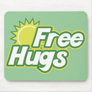 Free Hugs Novelty Mouse Mat