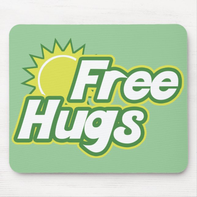 Free Hugs Novelty Mouse Mat (Front)