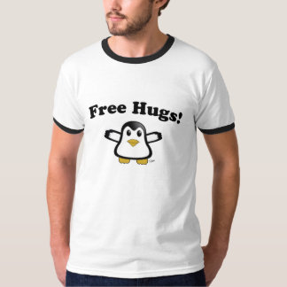 Free Hugs Penguin Adult T-shirt
