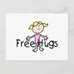 Free Hugs Postcard