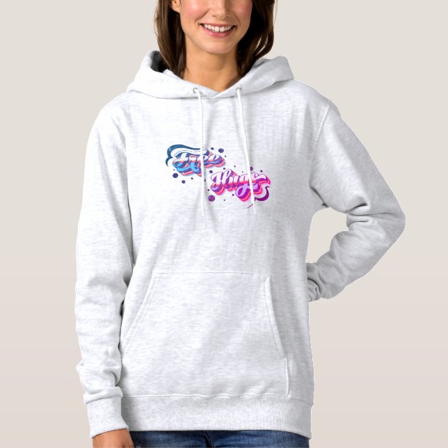 Free Hugs - Purple Vibe Edition Hoodie (Front)