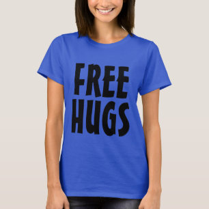 Free Hugs rainbow colour tiedye t shirts
