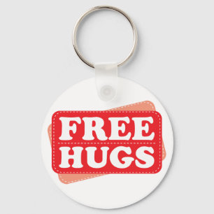 Free Hugs - Red Key Ring