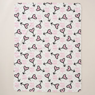 Free Hugs Sherpa Blanket