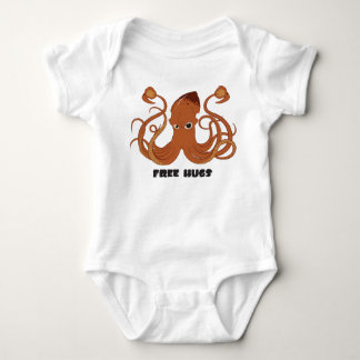 Free Hugs Squid Infant Baby Creeper Outfit