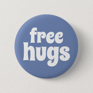 Free Hugs Standard, 2¼ Inch Round Button
