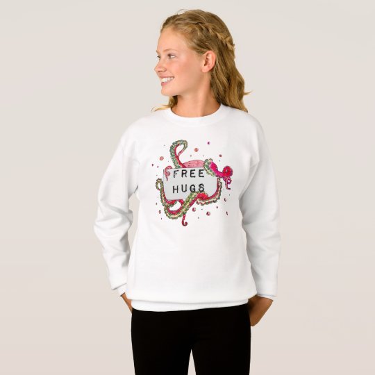 free hugs sweatshirt