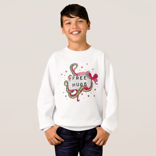 free hugs sweatshirt