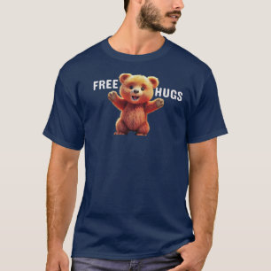 Free Hugs Teddy Bear T-Shirt