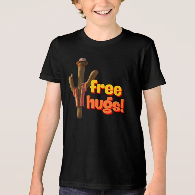 Free Hugs! Tri-Blend Shirt (Front)