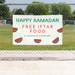 Free Iftar Ramadan Mubarak Charity Event  Banner