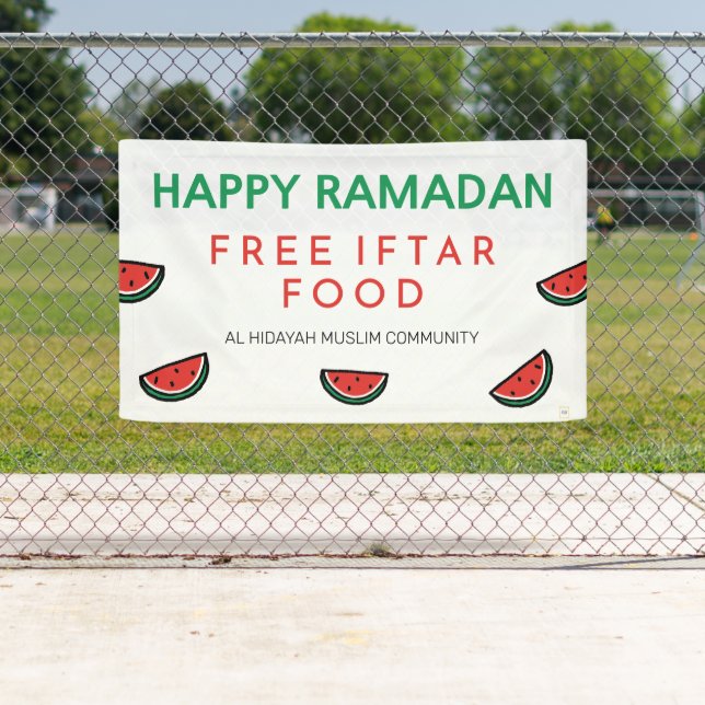 Free Iftar Ramadan Mubarak Charity Event  Banner (Insitu)