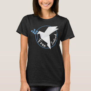 Free Indeed Bird Origami Of Paper Folding Origami T-Shirt