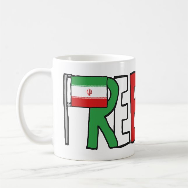 Free Iran Coffee Mug (Left)