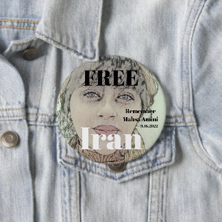 FREE IRAN REMEMBER Mahsa Amini  Button