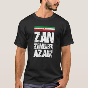 Free Iran Zan Zendegi Azadi Iran Azadi Freedom Q T-Shirt