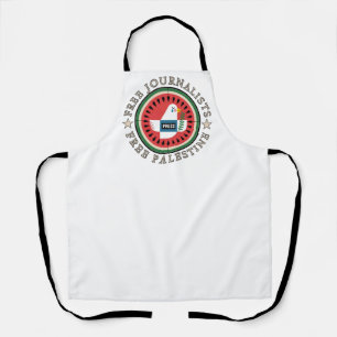 Free Jounalists Free Palestine Apron